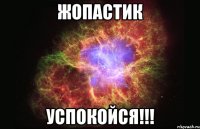 жопастик успокойся!!!