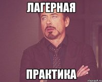 лагерная практика