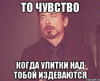 то чувство когда улитки над тобой издеваются