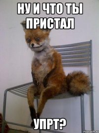 ну и что ты пристал упрт?