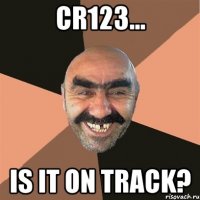 cr123... is it on track?