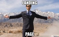 landing page