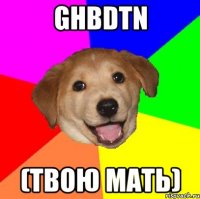 ghbdtn (твою мать)