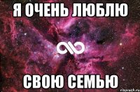 я очень люблю свою семью