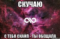 скучаю с тебя скайп - ты обещала