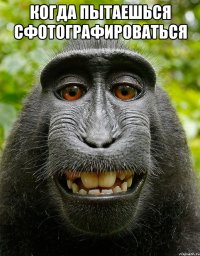 когда пытаешься сфотографироваться 