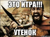 это итра!!! утенок