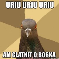 uriu uriu uriu am glatnit o bo6ka