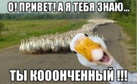 о! привет! а я тебя знаю... ты кооонченный !!!