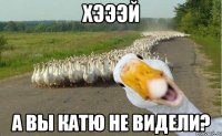 хэээй а вы катю не видели?