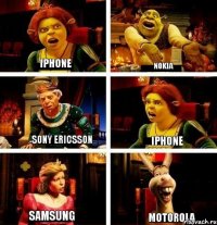 IPhone Nokia Sony Ericsson IPhone Samsung Motorola