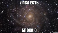 у пса есть блоха *)