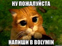 ну пожалуйста напиши в bolymin