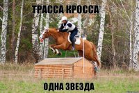 ТРАССА КРОССА ОДНА ЗВЕЗДА