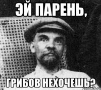 эй парень, грибов нехочешь?