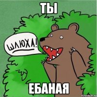 ты ебаная