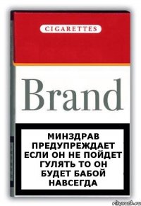 минздрав предупреждает если он не пойдет гулять то он будет бабой навсегда