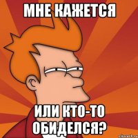 мне кажется или кто-то обиделся?