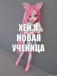 хей я новая ученица