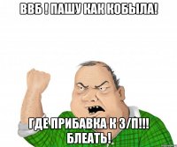 ввб ! пашу как кобыла! где прибавка к з/п!!! блеать!