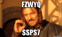 fzwyq ssps7