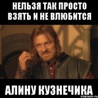 нельзя так просто взять и не влюбится алину кузнечика