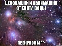 целовашки и обнимашки от енота вовы прекрасны^^