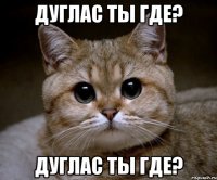 дуглас ты где? дуглас ты где?