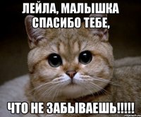 лейла, малышка спасибо тебе, что не забываешь!!!