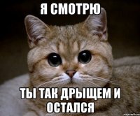 я смотрю ты так дрыщем и остался