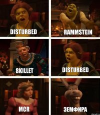 Disturbed Skillet MCR Rammstein Disturbed Земфира