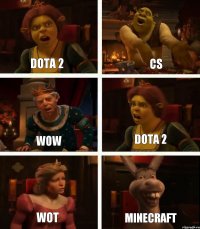 Dota 2 WoW WoT CS Dota 2 Minecraft