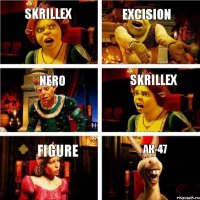 SKRILLEX EXCISION NERO SKRILLEX FIGURE АК-47