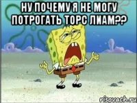 ну почему я не могу потрогать торс лиам?? 