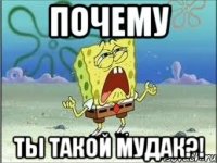 почему ты такой мудак?!