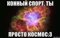 конный спорт, ты просто космос:3