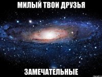 милый твои друзья замечательные