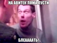 на авитек ляма пусти блеаааать!