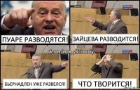 пуаре разводятся! зайцева разводится! бьернадлен уже развелся! что творится!