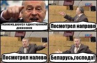 перехожу дорогу с односторонним движением Посмотрел направо Посмотрел налево Беларусь,господа!