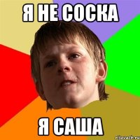 я не соска я саша