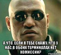  а что, если я тебе скажу, что у нас в обоих терминалах нет комиссии?