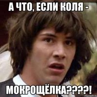 а что, если коля - мокрощёлка???!