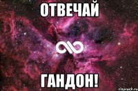 отвечай гандон!