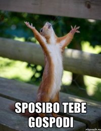  sposibo tebe gospodi