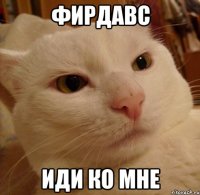 фирдавс иди ко мне