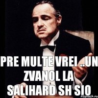 pre multe vrei ..un zvanol la salihard sh sio