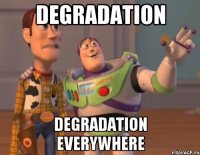 degradation degradation everywhere