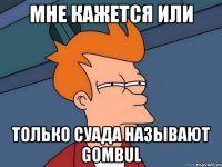 мне кажется или только суада называют gombul