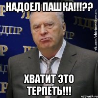 надоел пашка!!!?? хватит это терпеть!!!